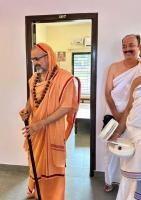 Inauguration of new guest house at Shirali by H H Swamiji (10 April 2025)